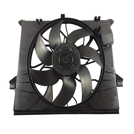 Ventilador de enfriamiento de radiador de aceite eléctrico negro de alto rendimiento de 7 pulgadas